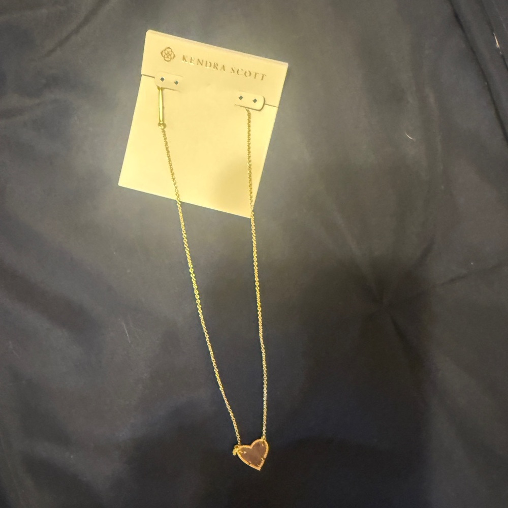 Kendra Scott Gold Heart Pendant Necklace